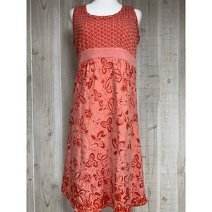 Athleta Vyasa Dress M Flame Red Tiger Lily Athleisure